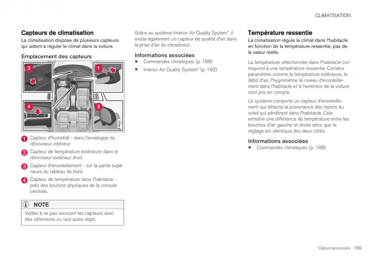 Volvo XC40 manuel du proprietaire / page 191