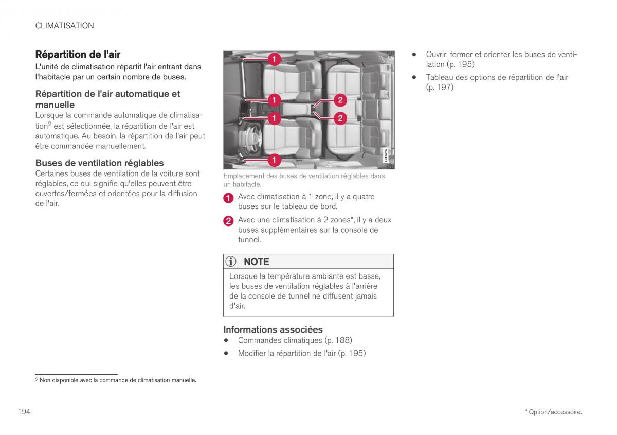 Volvo XC40 manuel du proprietaire / page 196