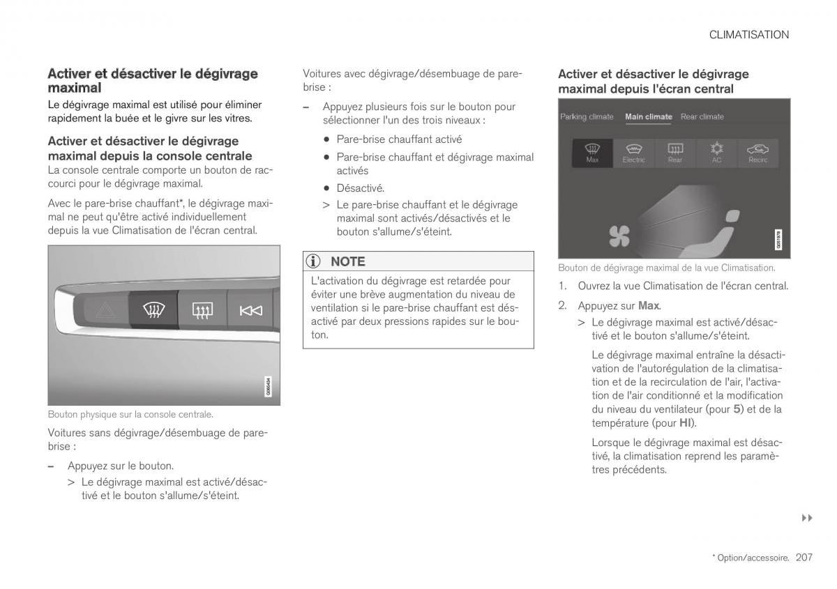 Volvo XC40 manuel du proprietaire / page 209