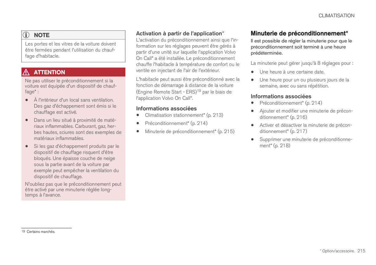 Volvo XC40 manuel du proprietaire / page 217