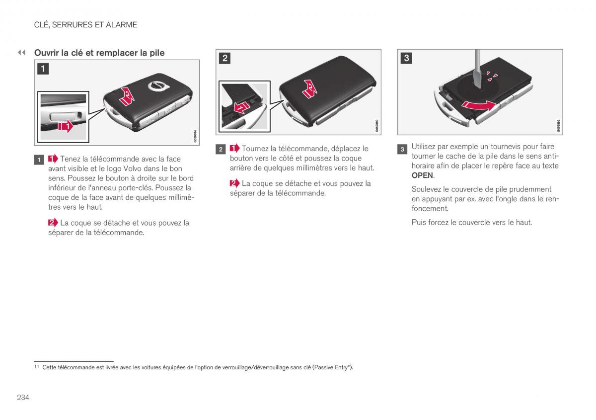 Volvo XC40 manuel du proprietaire / page 236