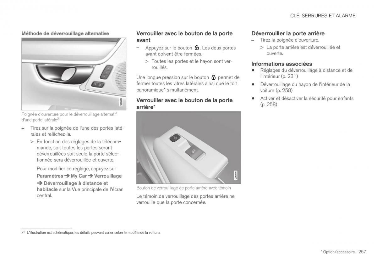 Volvo XC40 manuel du proprietaire / page 259