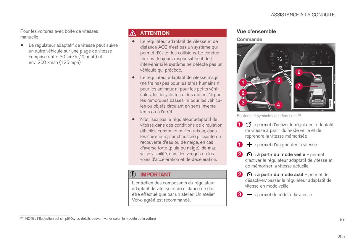 Volvo XC40 manuel du proprietaire / page 297