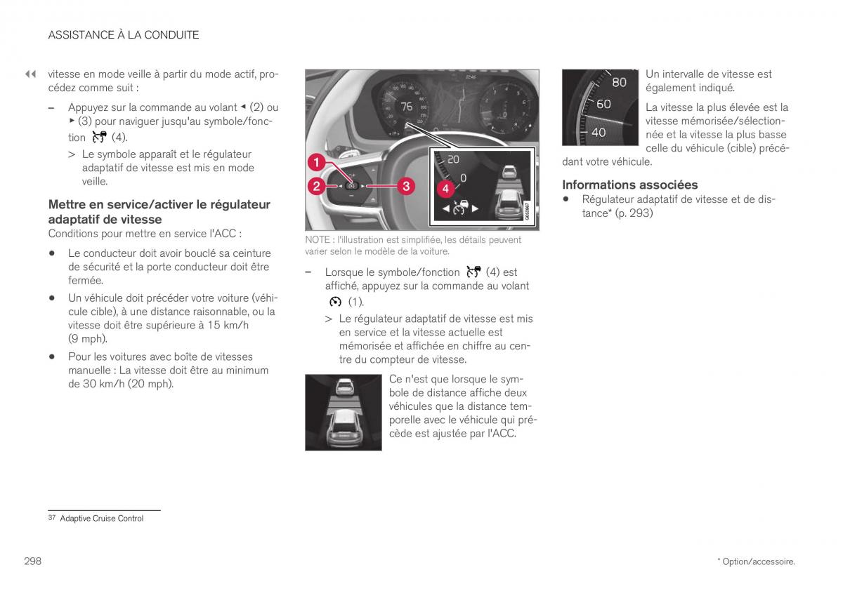 Volvo XC40 manuel du proprietaire / page 300