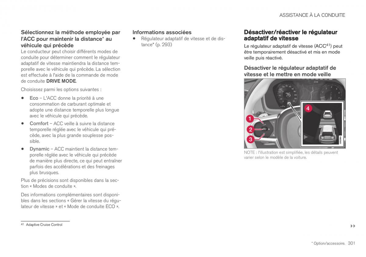 Volvo XC40 manuel du proprietaire / page 303