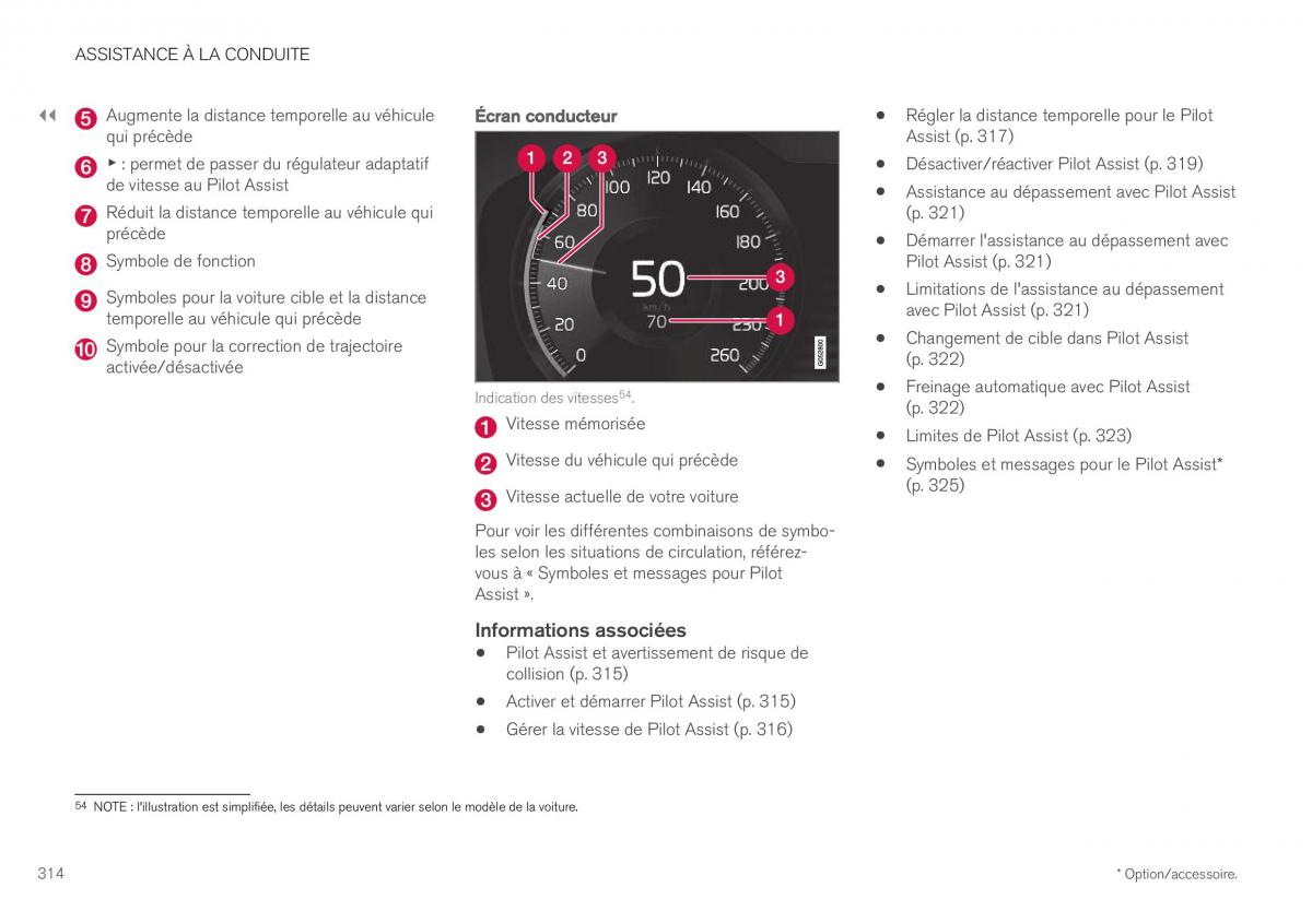 Volvo XC40 manuel du proprietaire / page 316