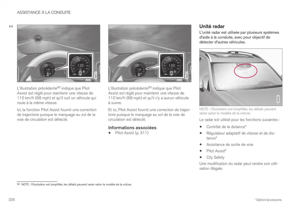 Volvo XC40 manuel du proprietaire / page 328