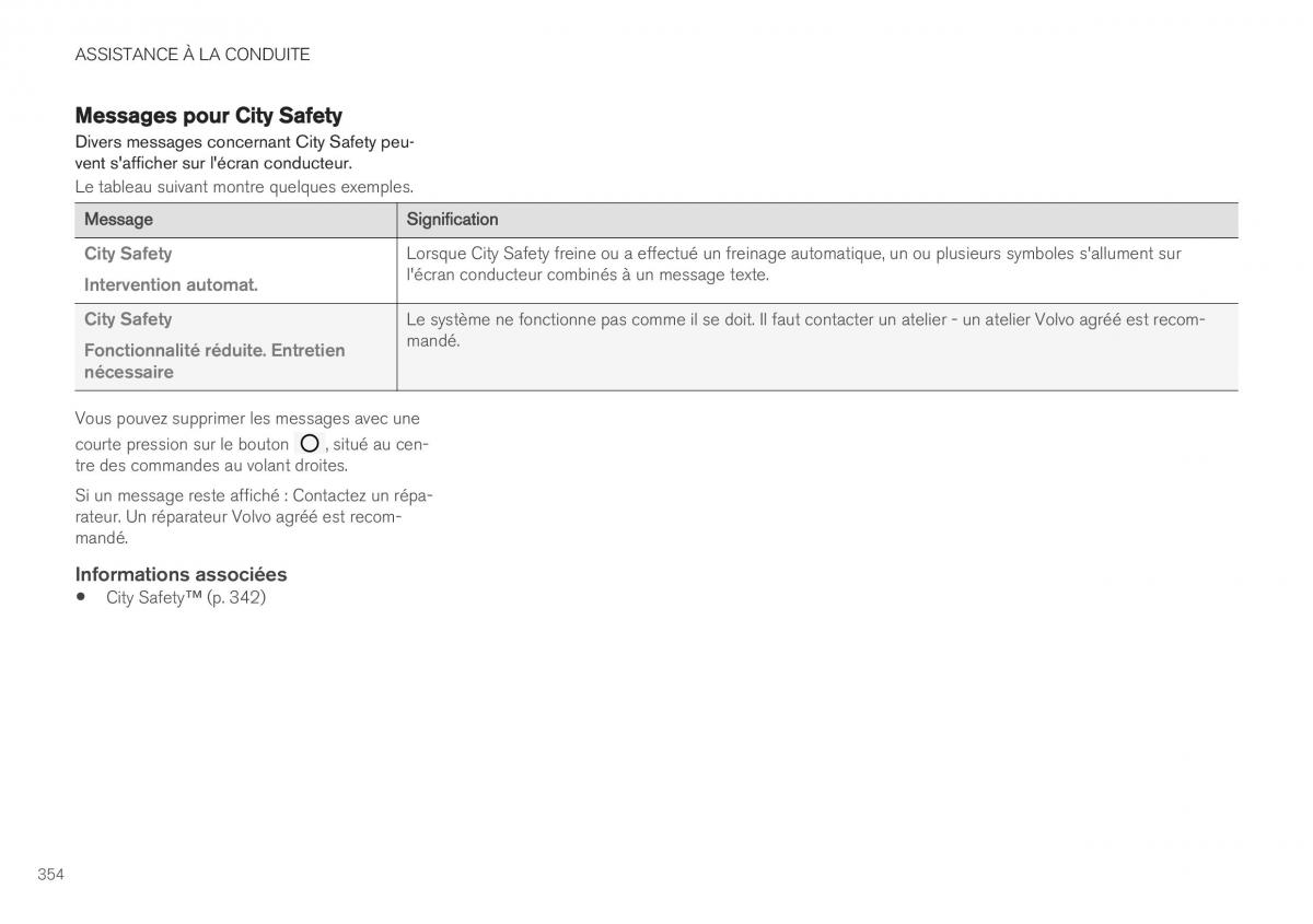 Volvo XC40 manuel du proprietaire / page 356