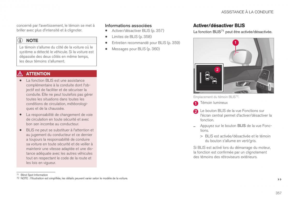 Volvo XC40 manuel du proprietaire / page 359