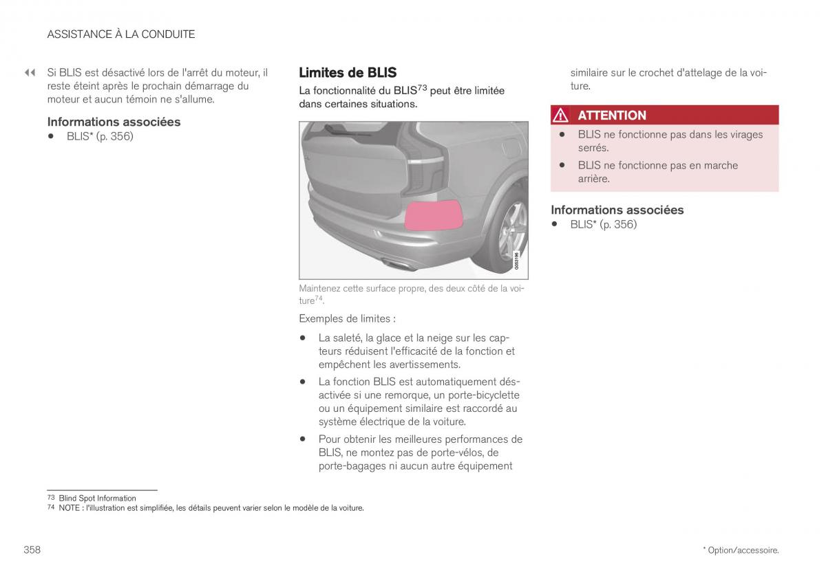 Volvo XC40 manuel du proprietaire / page 360