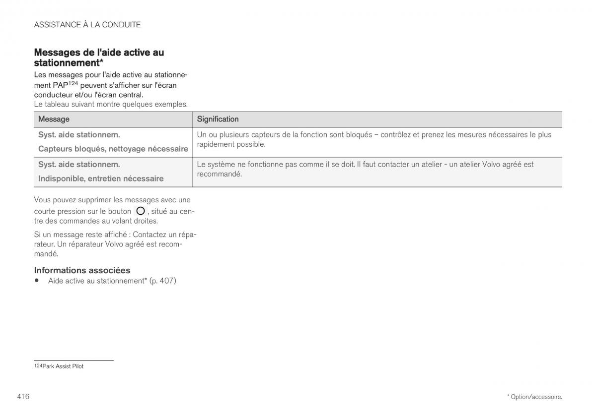 Volvo XC40 manuel du proprietaire / page 418