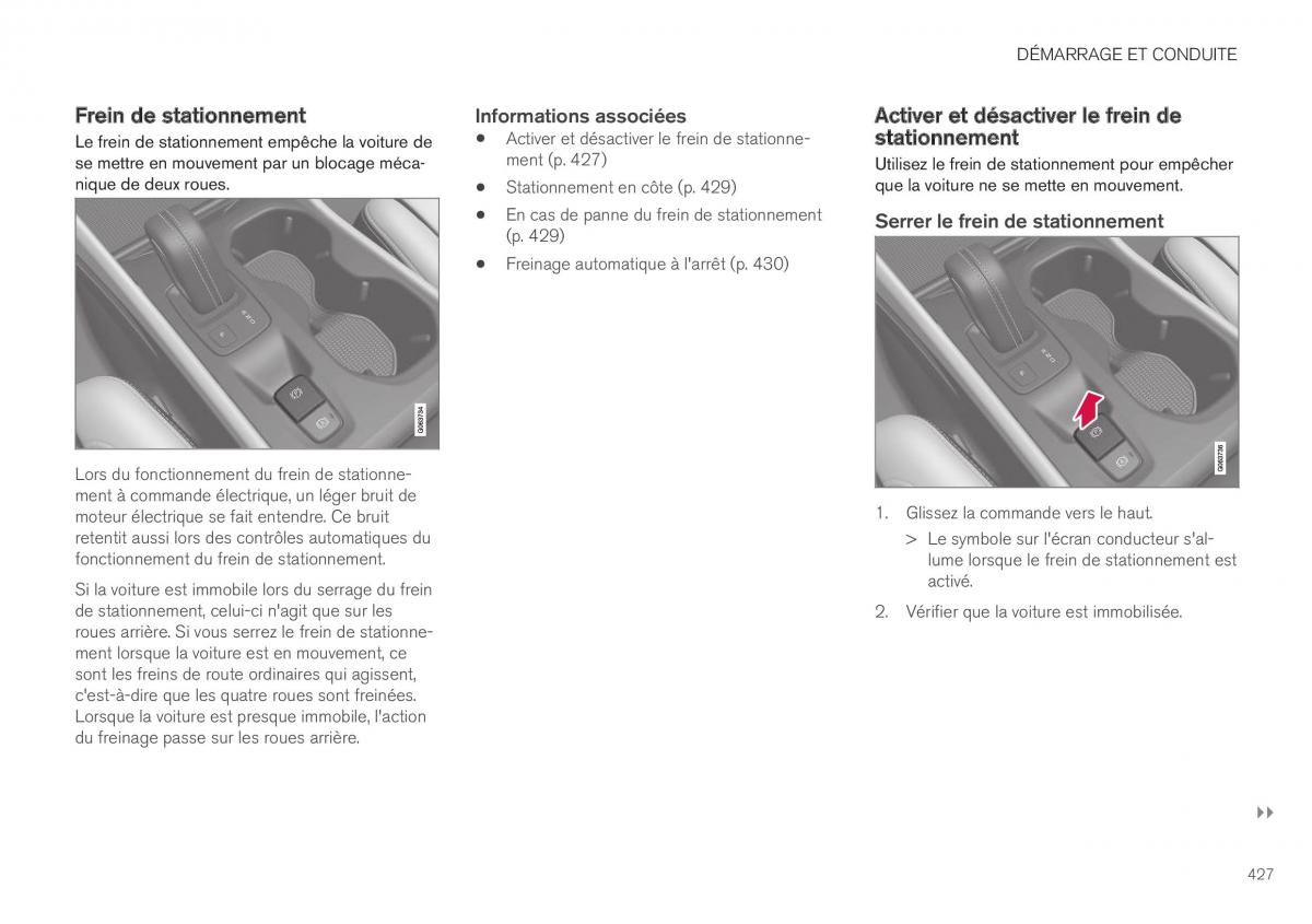 Volvo XC40 manuel du proprietaire / page 429