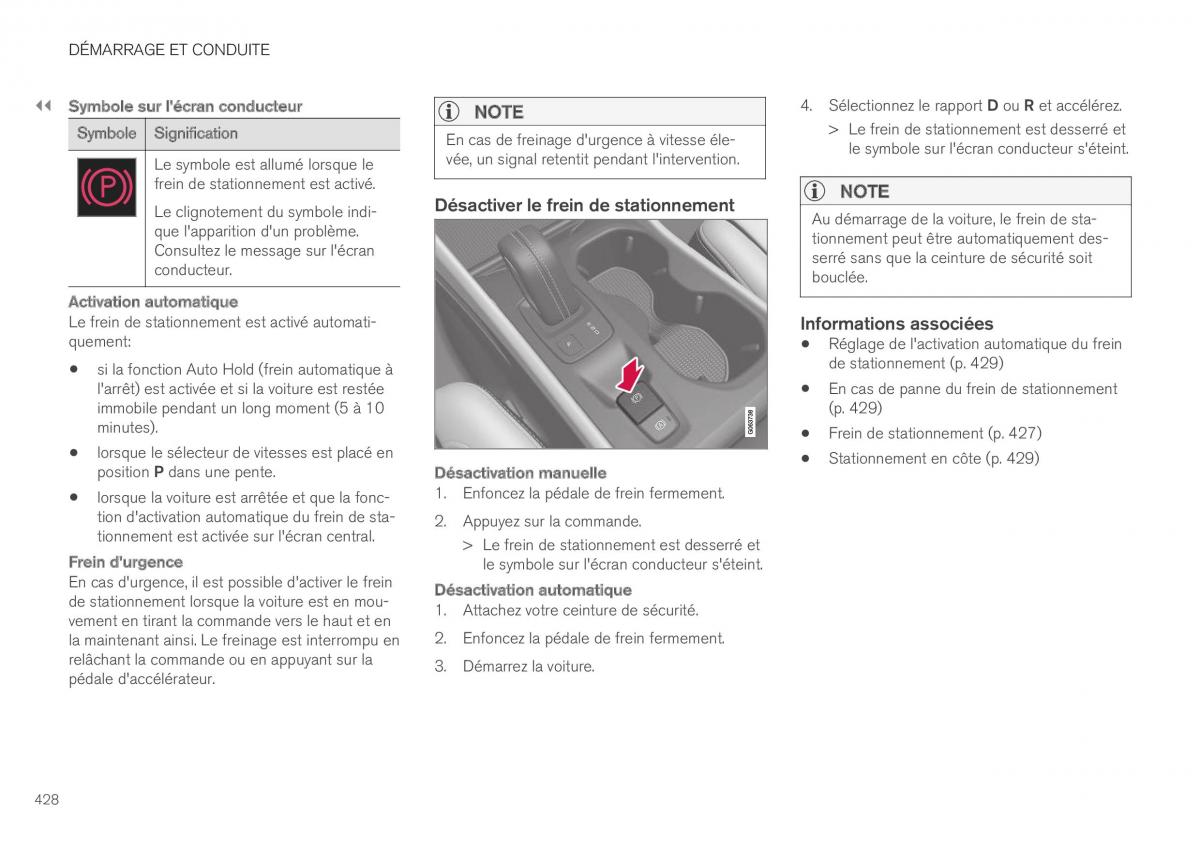 Volvo XC40 manuel du proprietaire / page 430