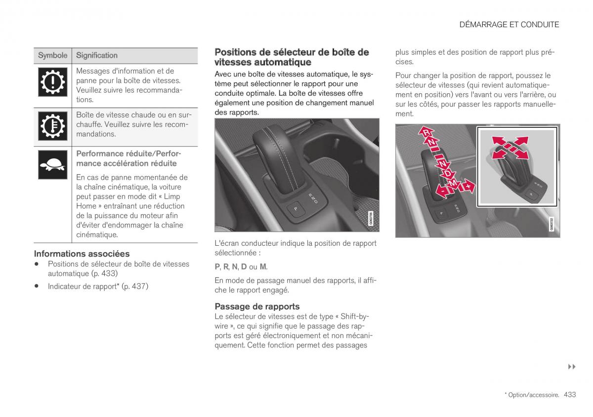 Volvo XC40 manuel du proprietaire / page 435