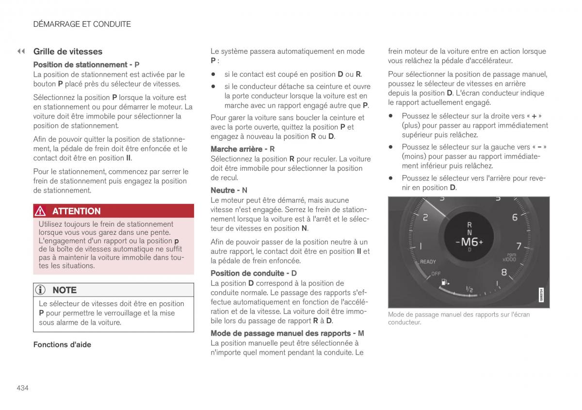 Volvo XC40 manuel du proprietaire / page 436