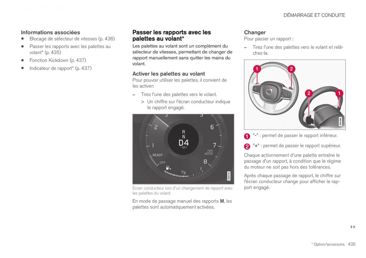 Volvo XC40 manuel du proprietaire / page 437