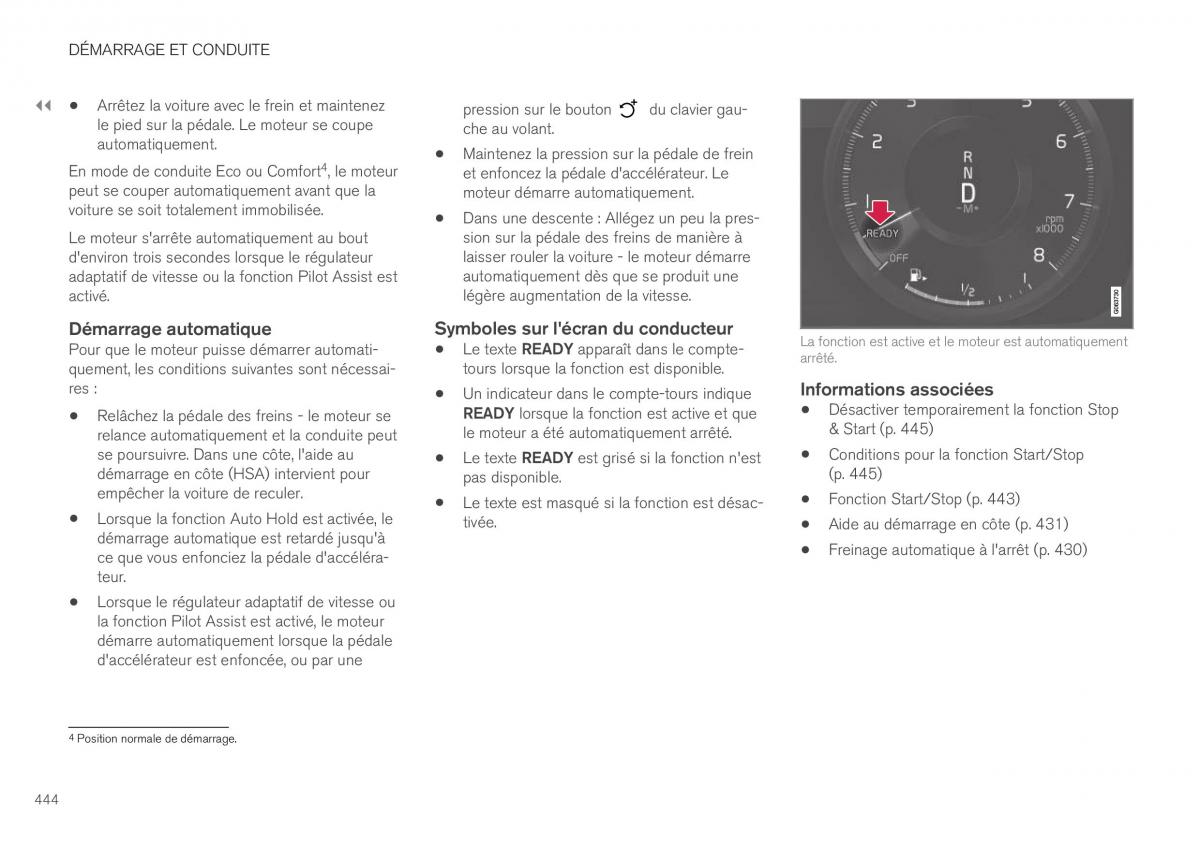 Volvo XC40 manuel du proprietaire / page 446