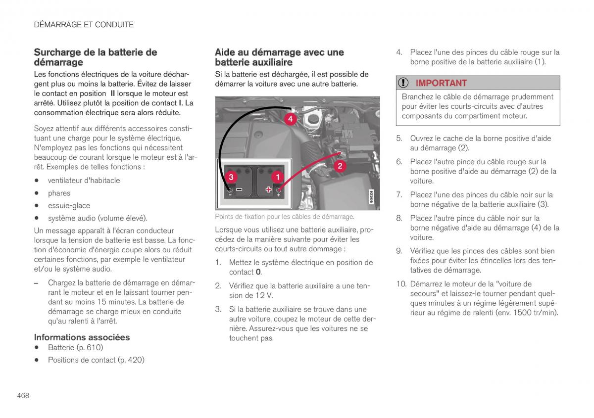 Volvo XC40 manuel du proprietaire / page 470