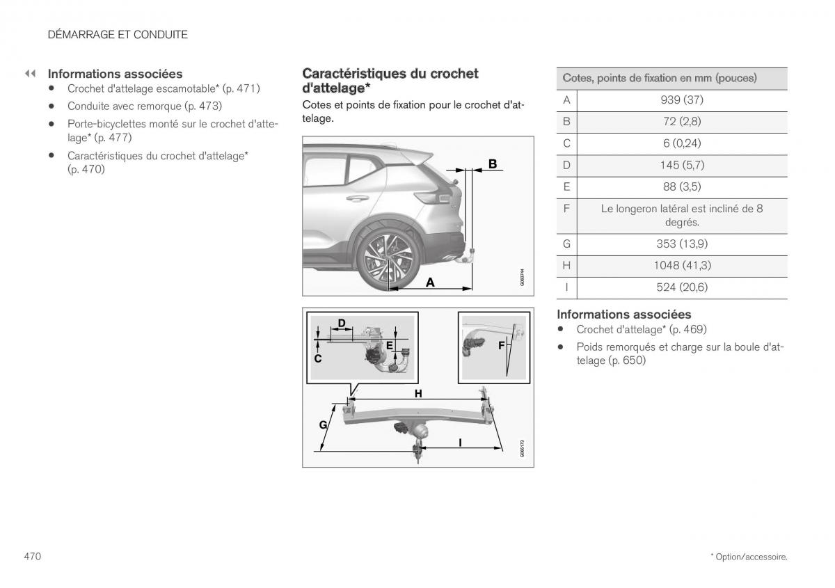 Volvo XC40 manuel du proprietaire / page 472