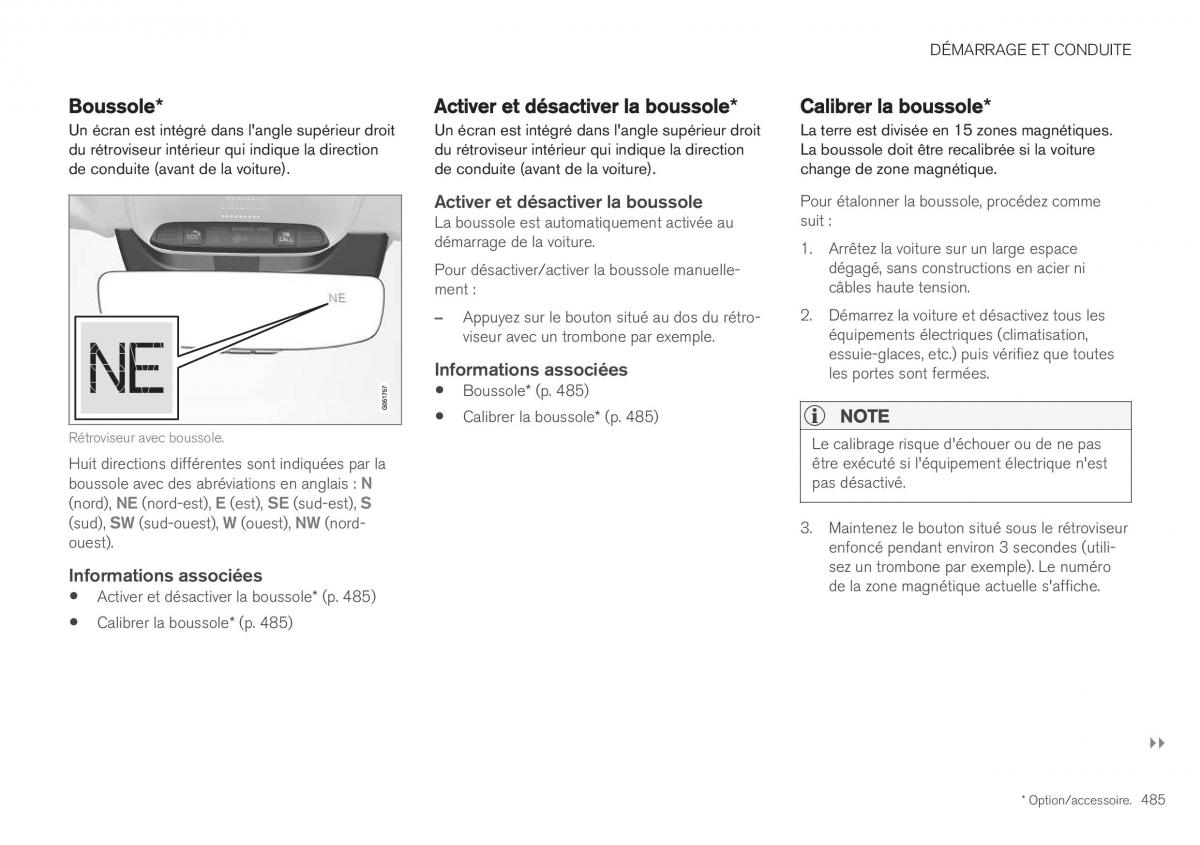 Volvo XC40 manuel du proprietaire / page 487