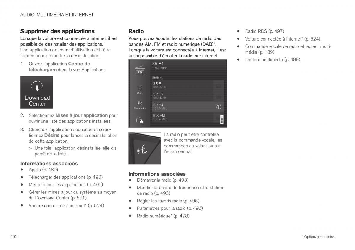 Volvo XC40 manuel du proprietaire / page 494