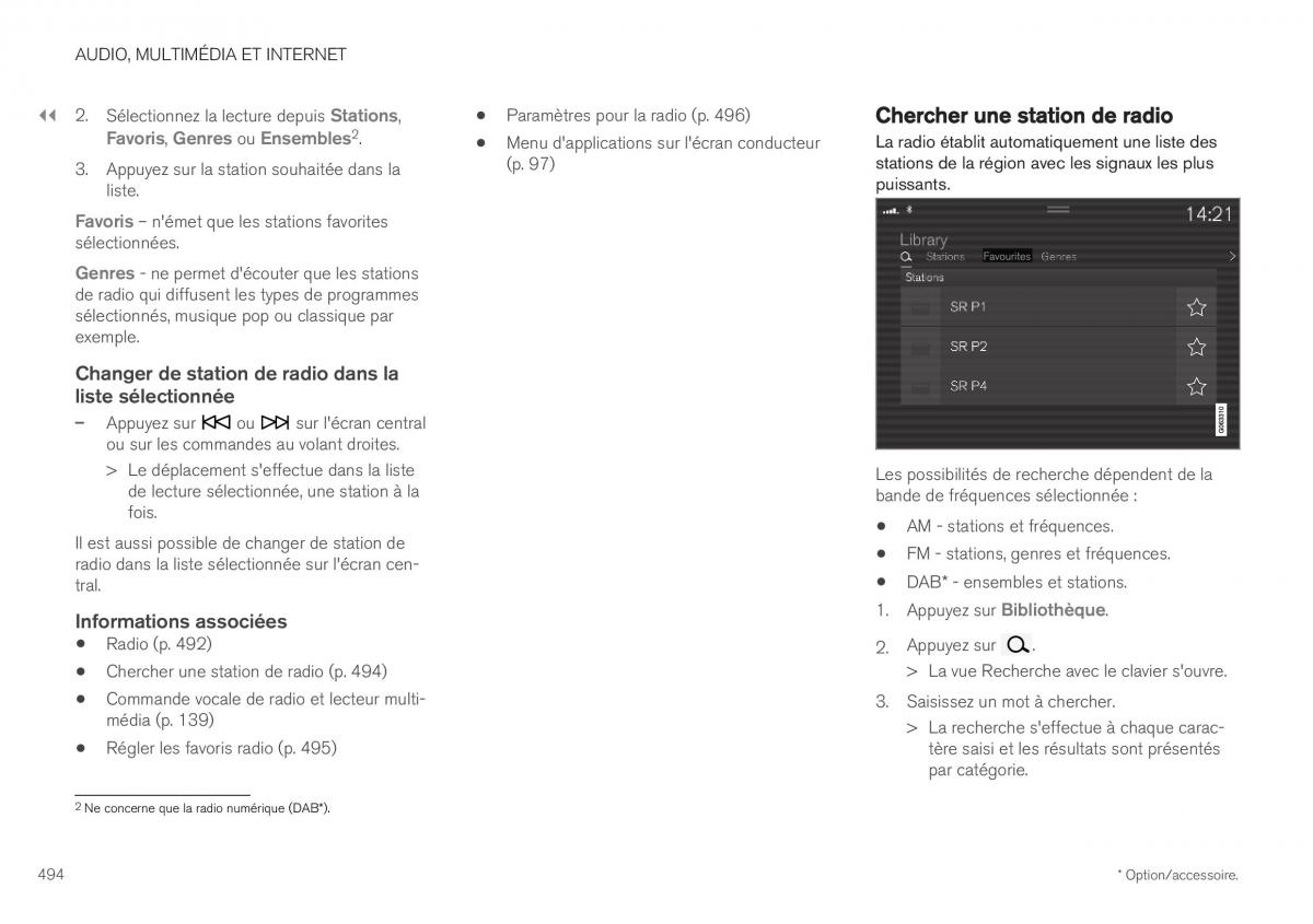 Volvo XC40 manuel du proprietaire / page 496