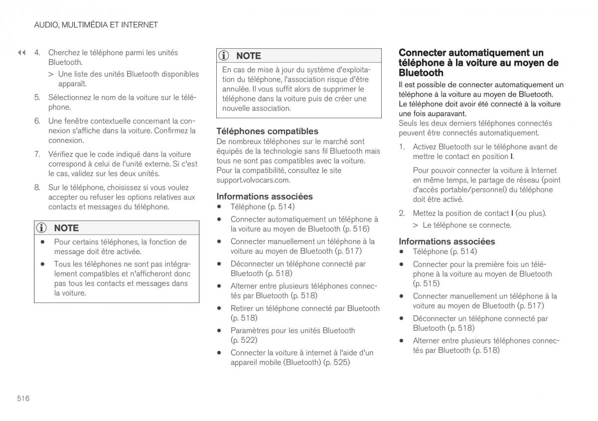 Volvo XC40 manuel du proprietaire / page 518