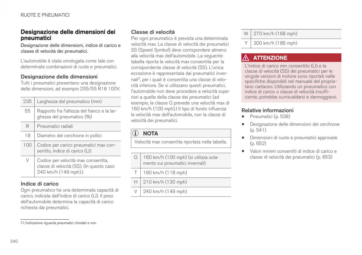 Volvo XC40 manuale del proprietario / page 542