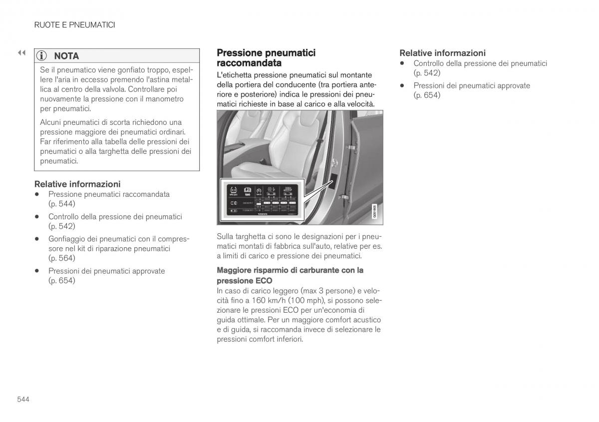 Volvo XC40 manuale del proprietario / page 546