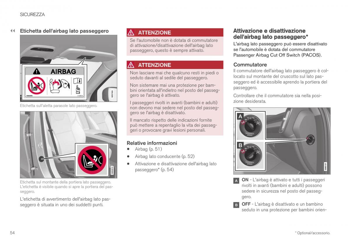 Volvo XC40 manuale del proprietario / page 56