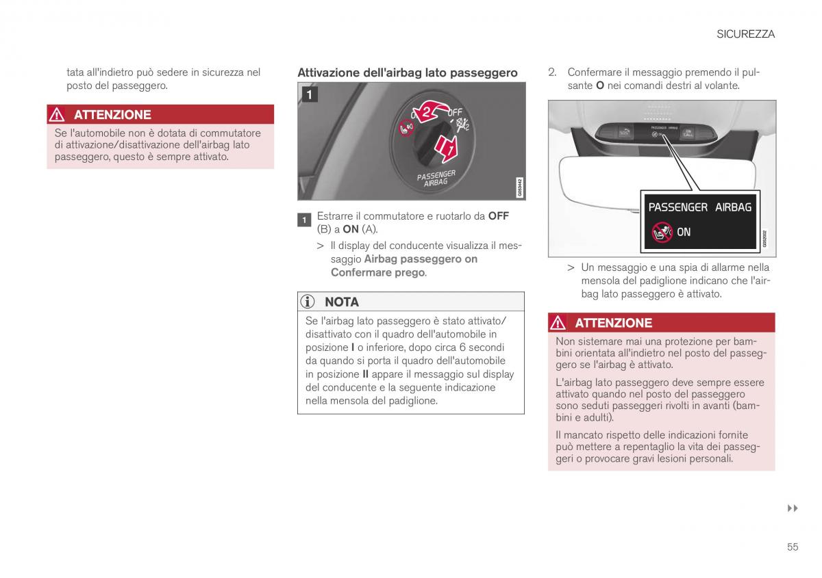 Volvo XC40 manuale del proprietario / page 57