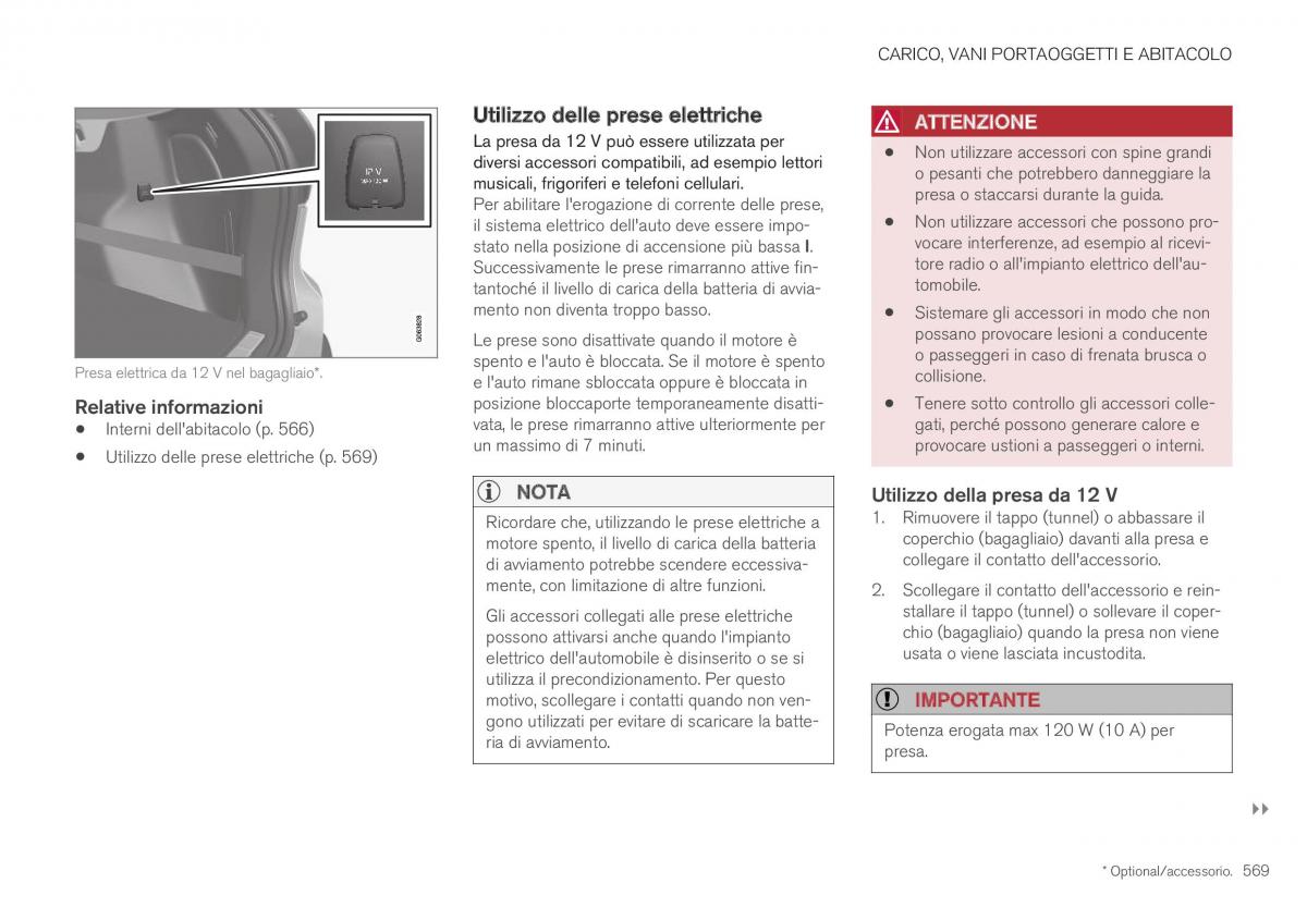 Volvo XC40 manuale del proprietario / page 571