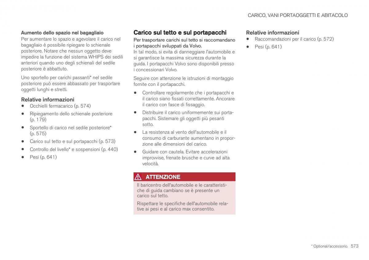 Volvo XC40 manuale del proprietario / page 575