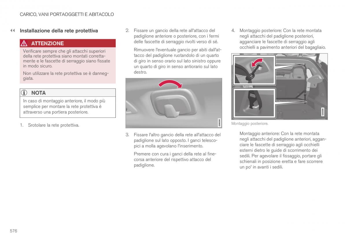 Volvo XC40 manuale del proprietario / page 578