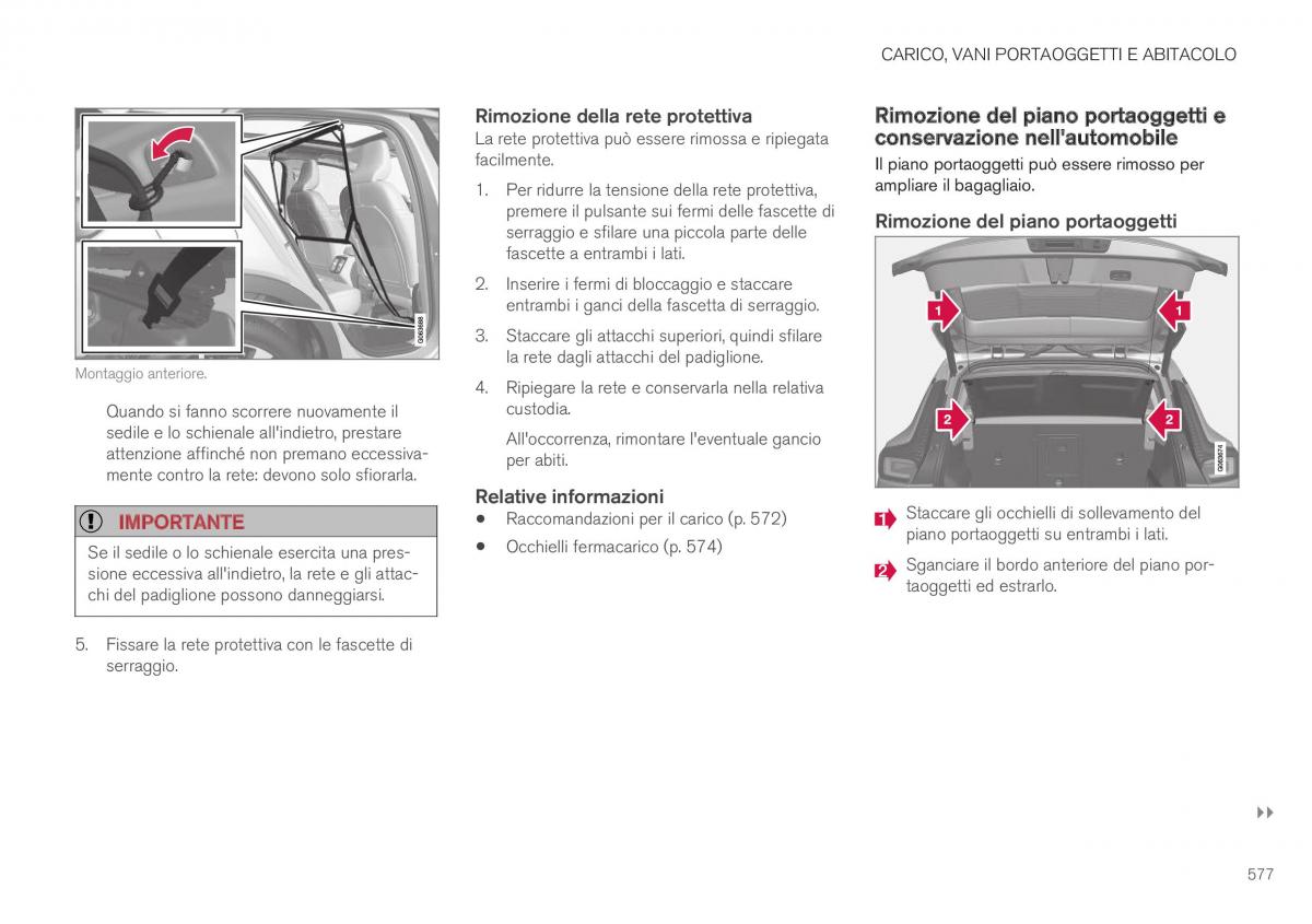 Volvo XC40 manuale del proprietario / page 579