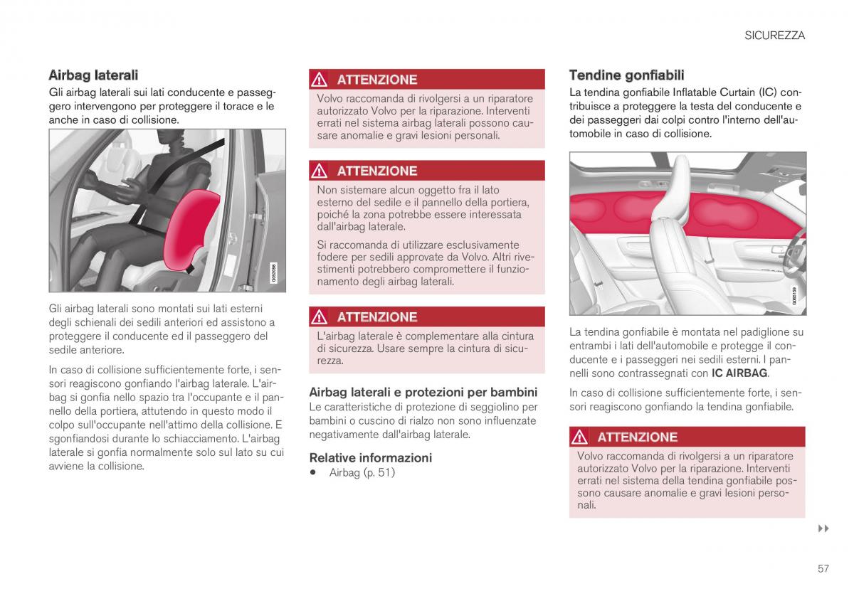 Volvo XC40 manuale del proprietario / page 59