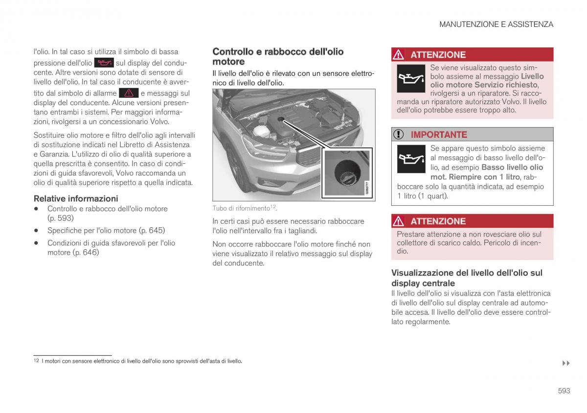 Volvo XC40 manuale del proprietario / page 595