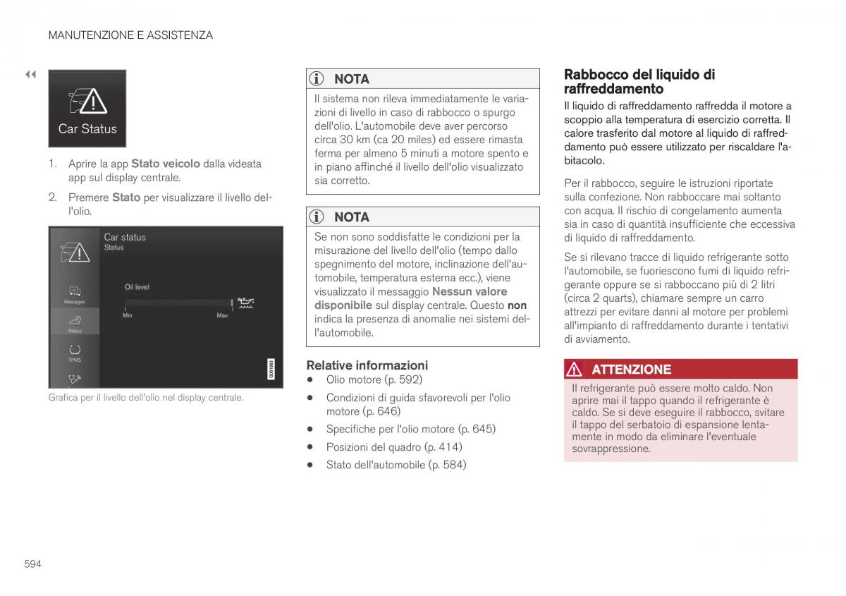 Volvo XC40 manuale del proprietario / page 596