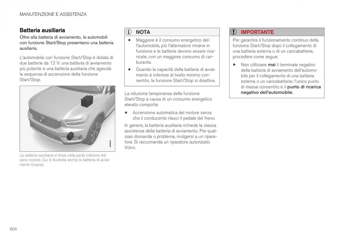 Volvo XC40 manuale del proprietario / page 606