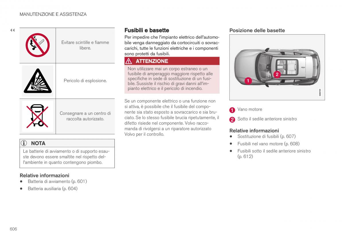 Volvo XC40 manuale del proprietario / page 608