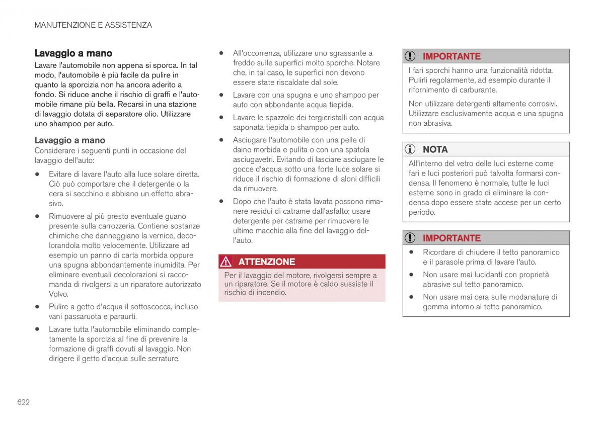 Volvo XC40 manuale del proprietario / page 624