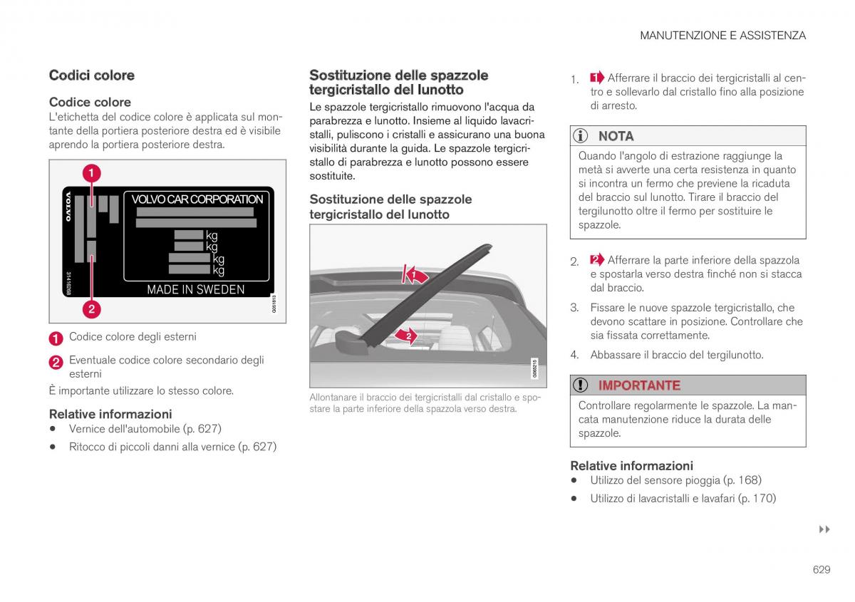 Volvo XC40 manuale del proprietario / page 631