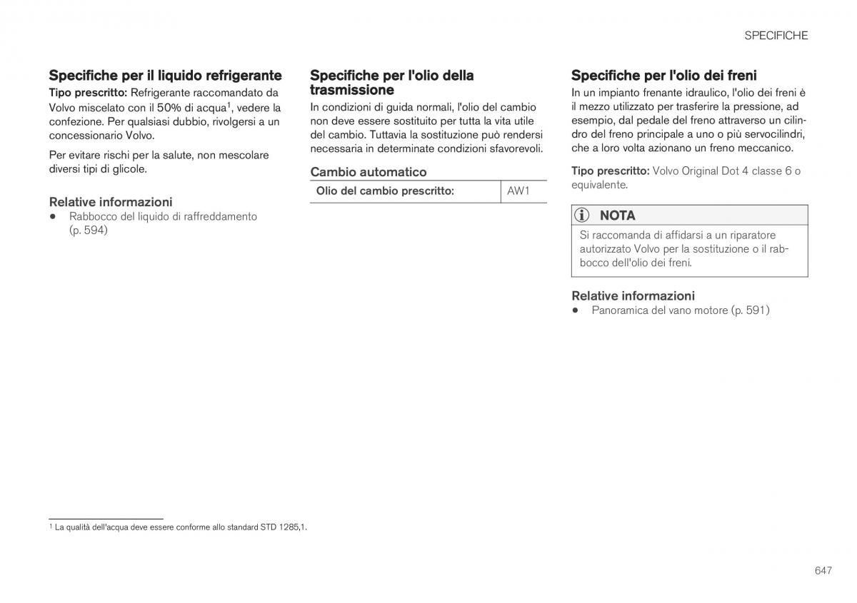 Volvo XC40 manuale del proprietario / page 649