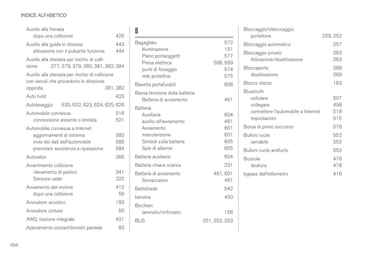 Volvo XC40 manuale del proprietario / page 658