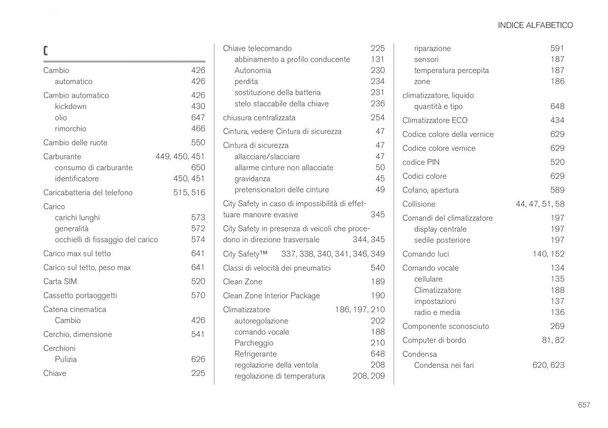 Volvo XC40 manuale del proprietario / page 659