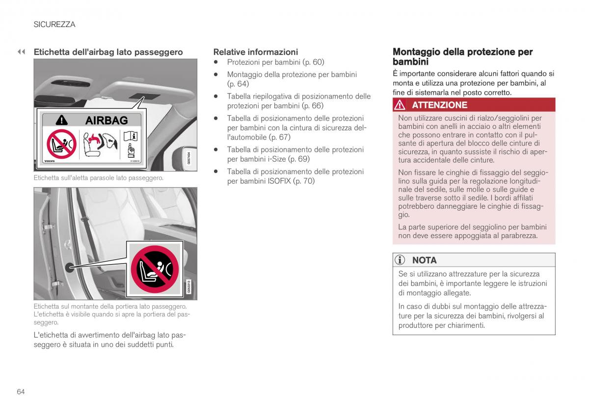 Volvo XC40 manuale del proprietario / page 66