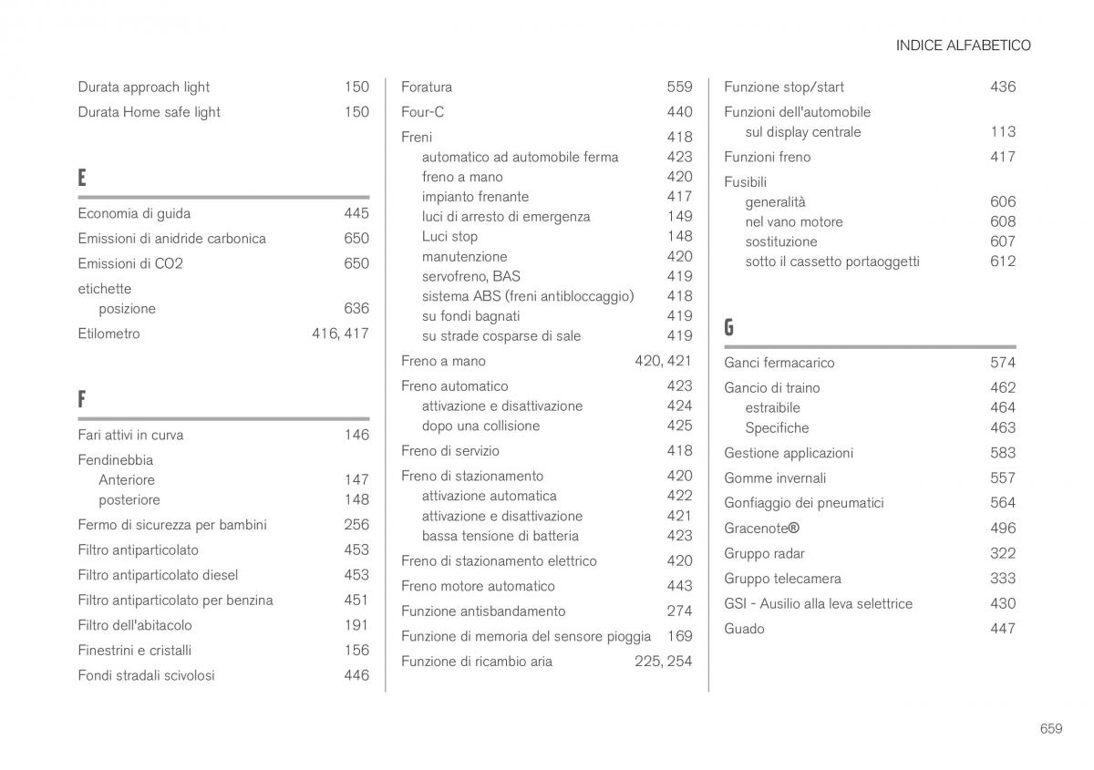 Volvo XC40 manuale del proprietario / page 661