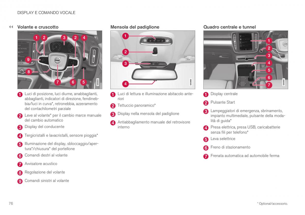 Volvo XC40 manuale del proprietario / page 78