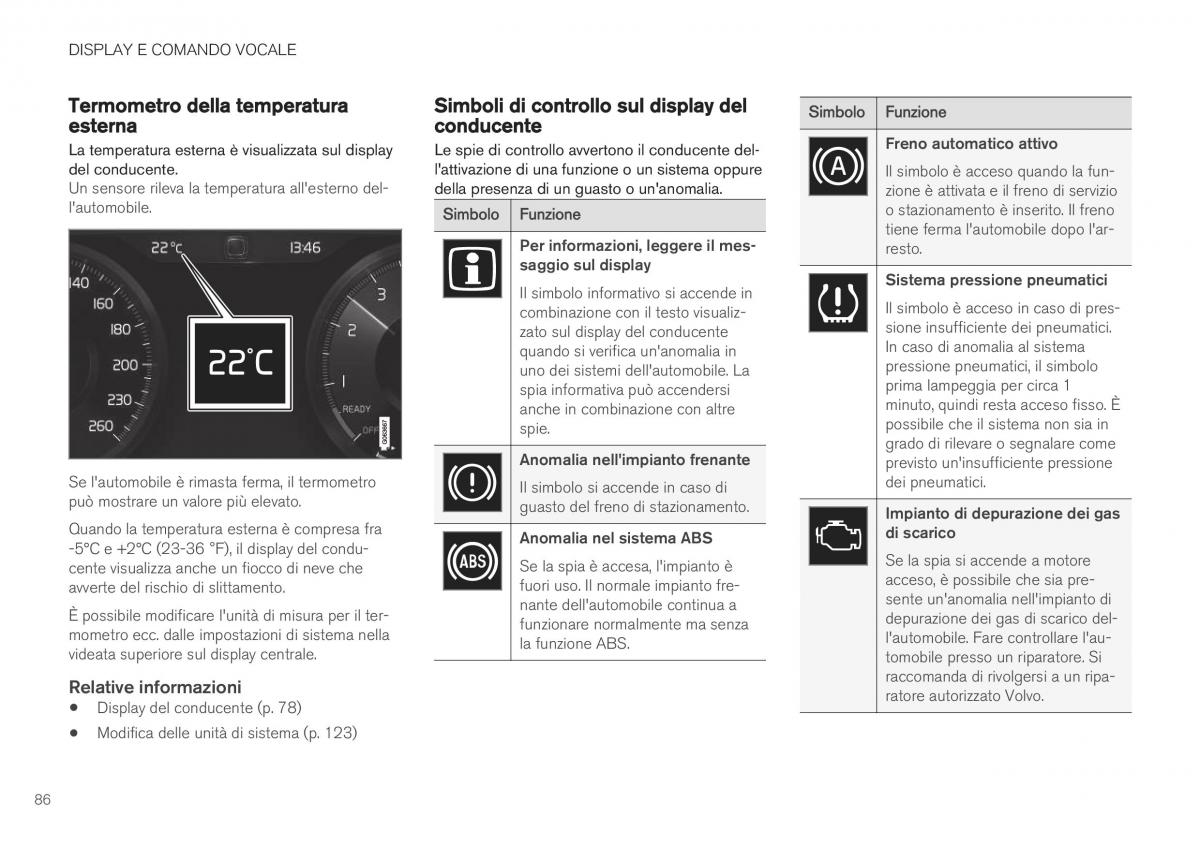 Volvo XC40 manuale del proprietario / page 88