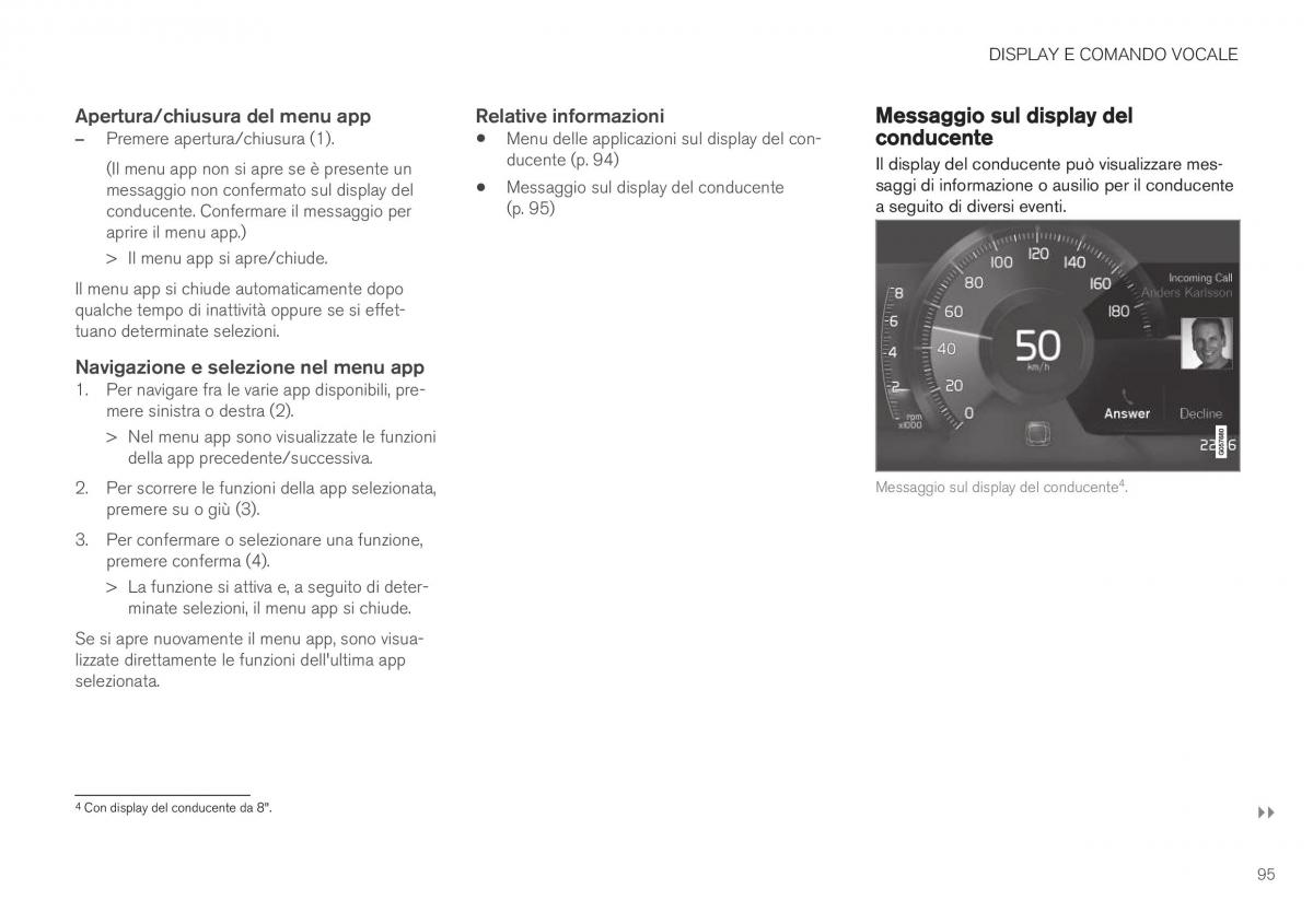 Volvo XC40 manuale del proprietario / page 97